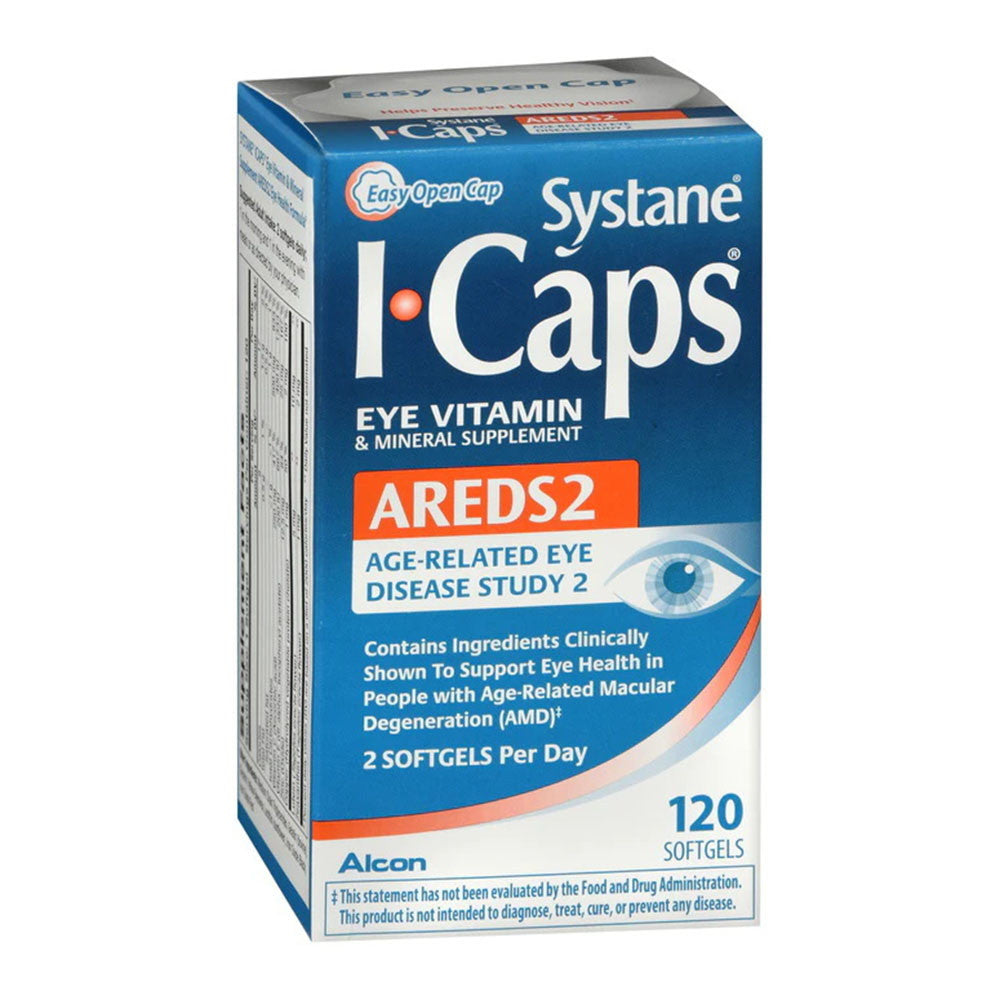 ICaps Areds-2 Softgels, Eye Vitamin and Mineral Supplement Soft gels - 120 ea
